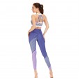 Fitness wear running print suit yoga suit tights barbie pants sports bra 044