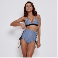Sexy high-waist bikini swimsuit wearing a rope strap was thin swimsuit 95