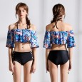 Hot spring sexy lady swimsuit sexy ruffle bikini 9103