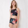 Sexy bikini split female swimsuit high waist swimsuit 9038