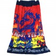 Bath skirt simple active printing soft absorbent bathroom bath pure cotton wrapped chest bath towel
