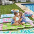 Pure cotton beach towel style active printing sports swimming children's large size adult bath towel 160 * 80