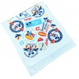 Bath towel cartoon active printing one side gauze one side terry cloth soft and absorbent home baby bath towel