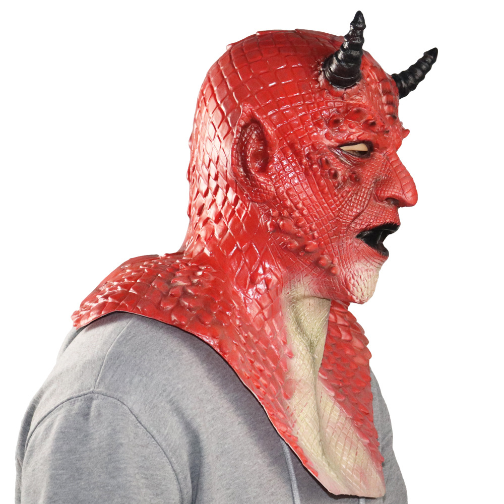 Diablo Belial Bellia Mask Mask Gloves Halloween Party Cosplay Horror Props