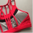 Shockproof sports bra yoga fitness underwear female quick-drying gathered running jacket bra nylon