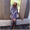 Hot Sale Malay Style Bohemian Long Skirt Beach Outer Dress