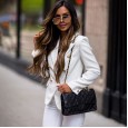 Autumn and winter warm thick V-neck long-sleeved multi-color classic small suit women's jacket