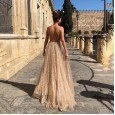Spring and summer new hot selling sexy V-neck strap dress pleated dress