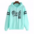 Hot sale new letter printed hooded sweater women spring and autumn plus velvet long-sleeved women's jacket coat