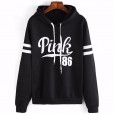 Hot sale new letter printed hooded sweater women spring and autumn plus velvet long-sleeved women's jacket coat
