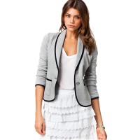 Casual small blazer thin section women's sense of spring and autumn new student temperament Slim wild short women's clothing