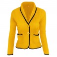 Casual small blazer thin section women's sense of spring and autumn new student temperament Slim wild short women's clothing
