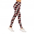 Hot selling new women's check printed casual pants slim slimming pants women tide