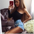 Spring and summer women's long-sleeved women's bodysuits slim bodysuits