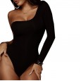 Spring and summer women's long-sleeved women's bodysuits slim bodysuits