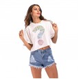 Summer women's casual loose hooded sweater women's new hooded short-sleeved t-shirt