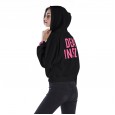 Women's Letter Print Hooded Sweater Women's Loose Pullover