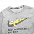 Ladies Fashion Cartoon Print Long Sleeve Top