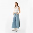 Summer new style hanging neck vest female summer solid color slim short-sleeved shirt T-shirt