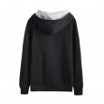 Jacket spring Batman printed long-sleeved cross-neck loose casual sweater women