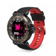 [SPO2 Monitor] BlitzWolf® BW-AT1 Full Screen Touch Dymanic UI Display Heart Rate Blood Pressure Oxygen Monitor Weather Push Smart Watch - Black 