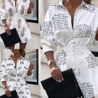 Autumn new style pleated waist ladies shirt RC6