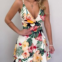 Summer women's sexy halter dress