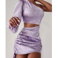 Women's Dress Pleated Sexy Upskirt