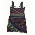 Spring and summer new dress sleeveless printed short skirt one-step skirt women