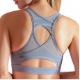 New sports mesh splicing beautiful back bra running training gathering stereotypes sports training sports underwear