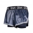 Anti-glare sports shorts women loose thin section yoga fitness running outside wearing quick-drying fake two boxing shorts women