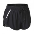Ladies Tennis Running Shorts Fitness Sports Night Running Reflective Strip Quick-drying Fake Two-piece Yoga Pants 92402