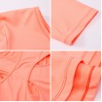 Ladies Yoga Wear Fitness Running Sports Dance Tight and Quick-drying Tops Cross Beautiful Back Middle Long Sleeve 92501