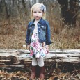 Children's skirt summer new small and medium-sized children's sleeveless striped rose dress