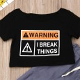 Casual children's clothing summer new girl short-sleeved letter black shirt solid color trousers two-piece suit