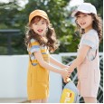 Summer children's short-sleeved suits girls suits summer style fashionable 7-9 years old girls overalls