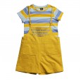 Summer children's short-sleeved suits girls suits summer style fashionable 7-9 years old girls overalls