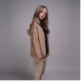 Boys and girls spring sweaters, big children's parent-child cardigans, children's knitted long-sleeved letter embroidered jackets