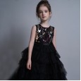 Children's clothing sequins sleeveless princess dress summer girl birthday party show dress