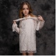 Girls bottoming lace suit camisole lace mid-large children's clothing suit spring summer skirt