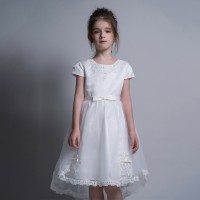 Children's dress lace princess dress dress in the big girl dress piano competition dress