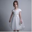 Children's dress lace princess dress dress in the big girl dress piano competition dress