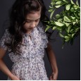 Girls' chiffon dresses, children's summer small floral dresses, big children's parent-child dresses, small fresh dresses