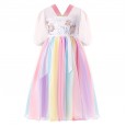 Girls Hanfu dress summer new children's clothing ancient style costumes big children elegant fairy princess skirt thin
