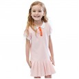 Summer new college style short-sleeved girls dress children's clothing pleated skirt swing sports POLO skirt