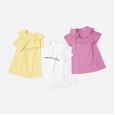 Summer new fresh and playful short-sleeved girl dress children's clothing letter printed POLOT shirt skirt