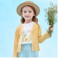 Summer new children's sunscreen clothing air-conditioned clothing children's clothing girls light knitted cardigan jacket