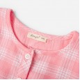 Summer new children's skirt children's clothing fresh plaid cake skirt short sleeve girls dress