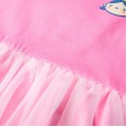 Summer new puffy princess skirt children's clothing cartoon printing mesh girl dress