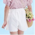 Summer new children's suit children's clothing plaid short-sleeved skirt pants girls suit